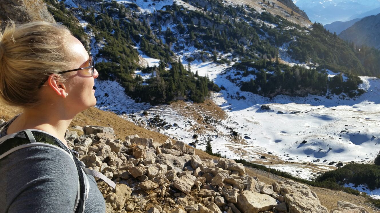hiking austrian alps
