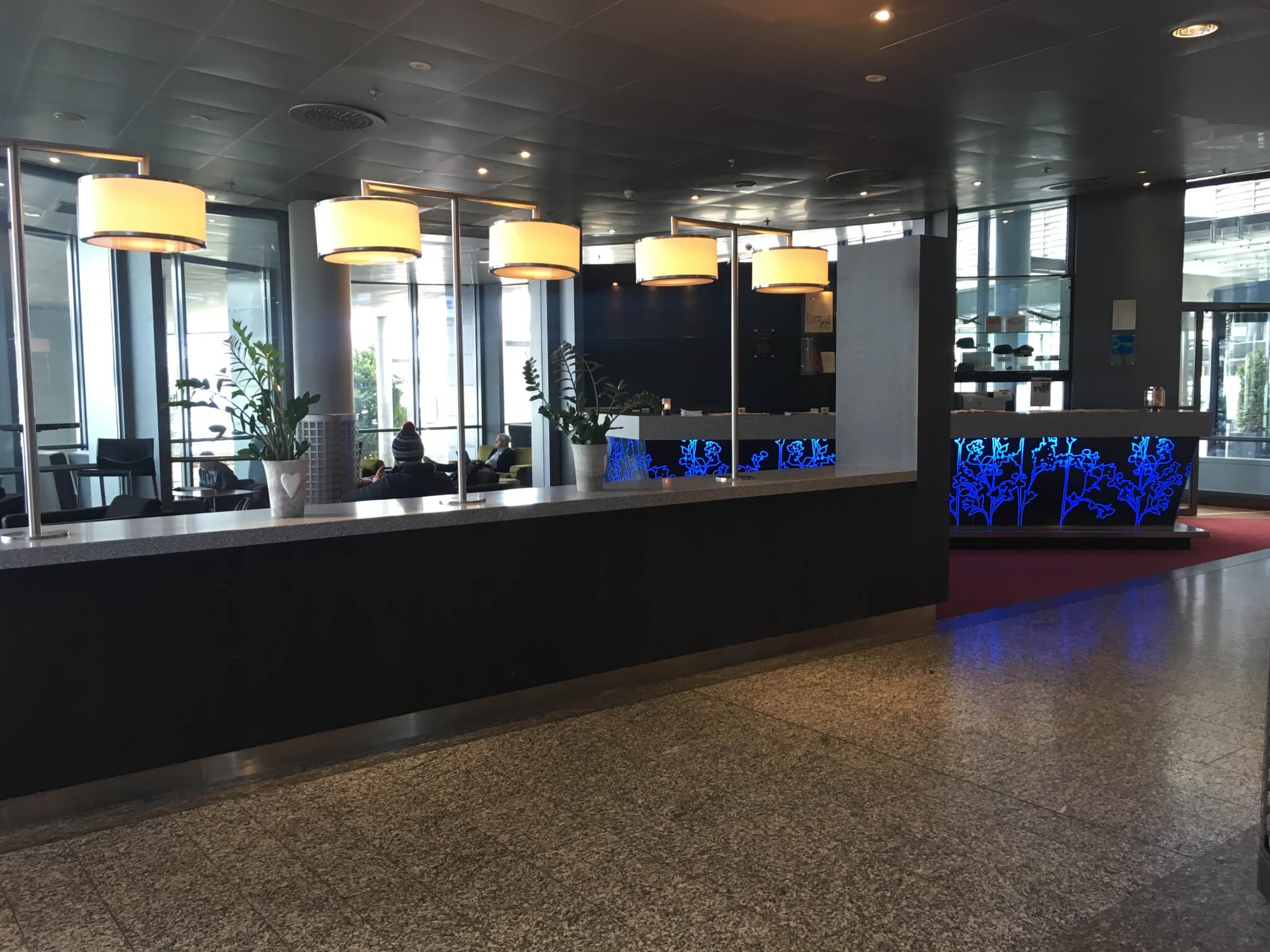 Radisson Blu lobby in Oslo Norway