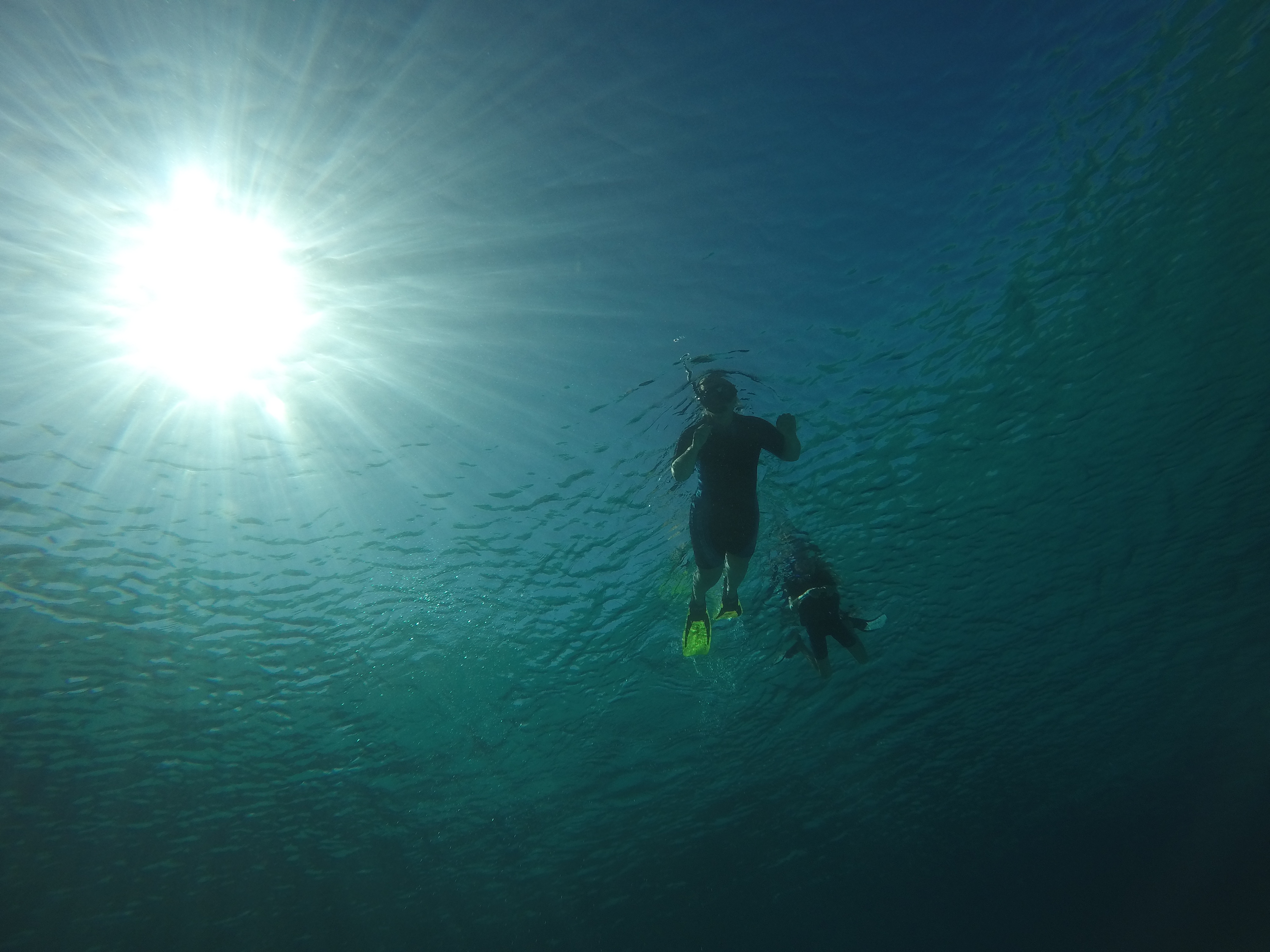 Honeymoon in Sardinia, Snorkeling Mediterranean Sea