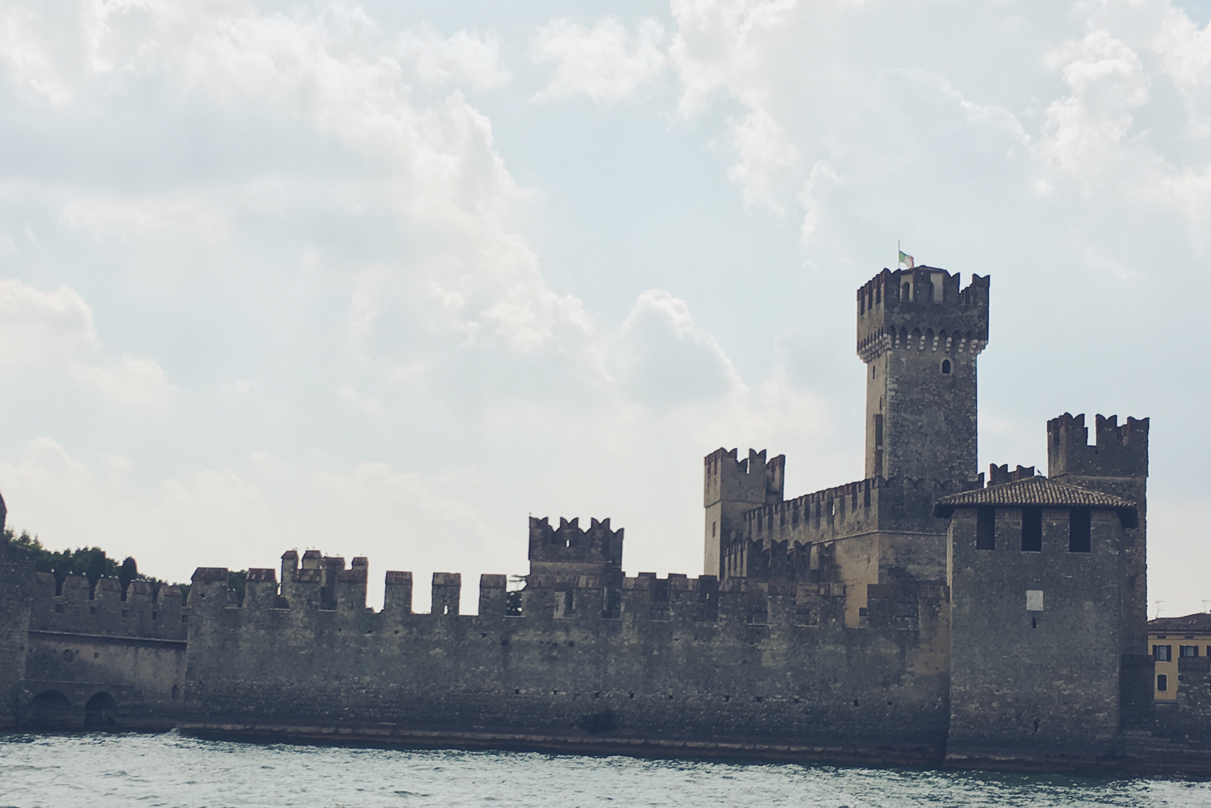 Scaligera castle lake garda italy