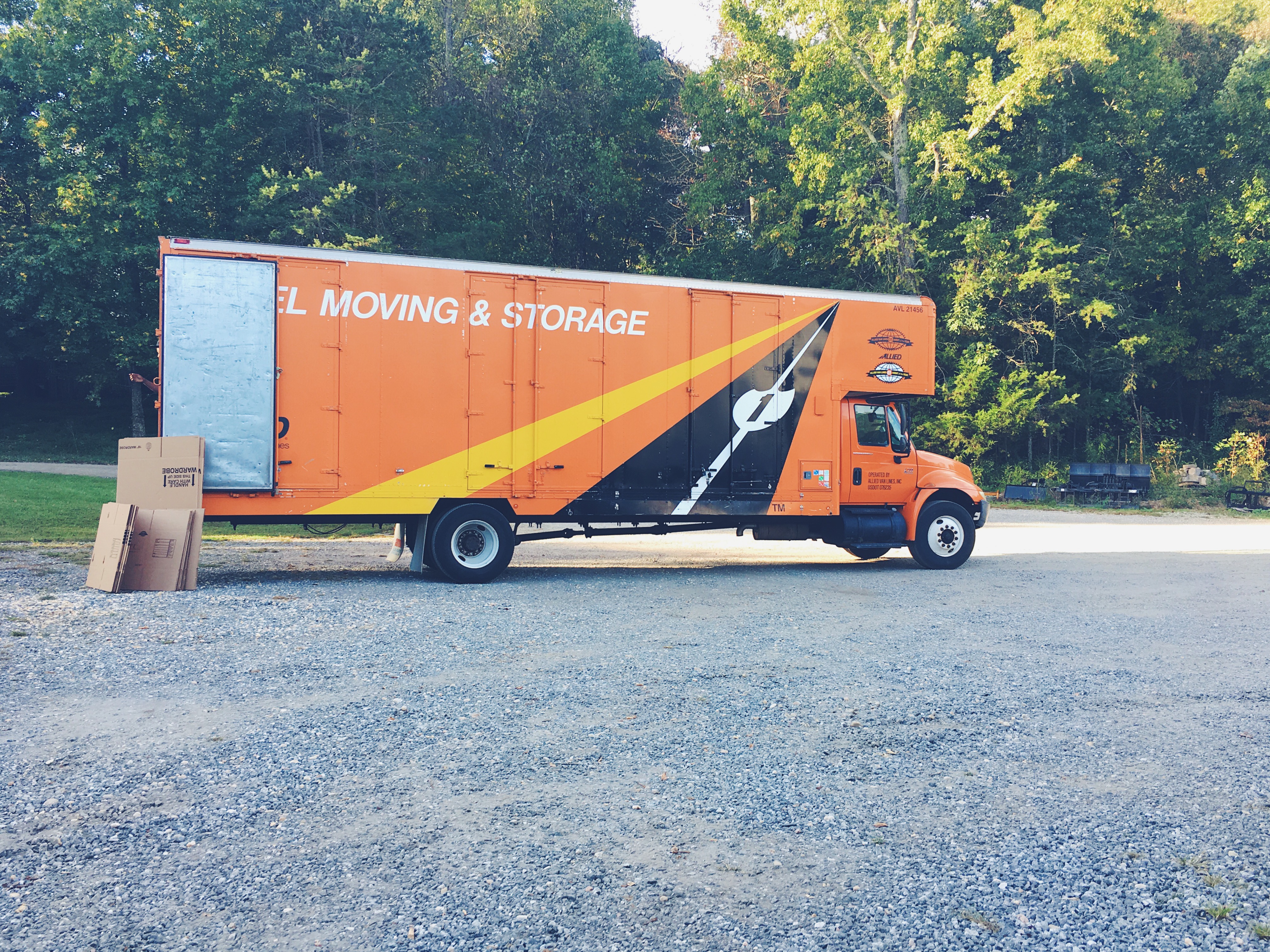 excel movers truck