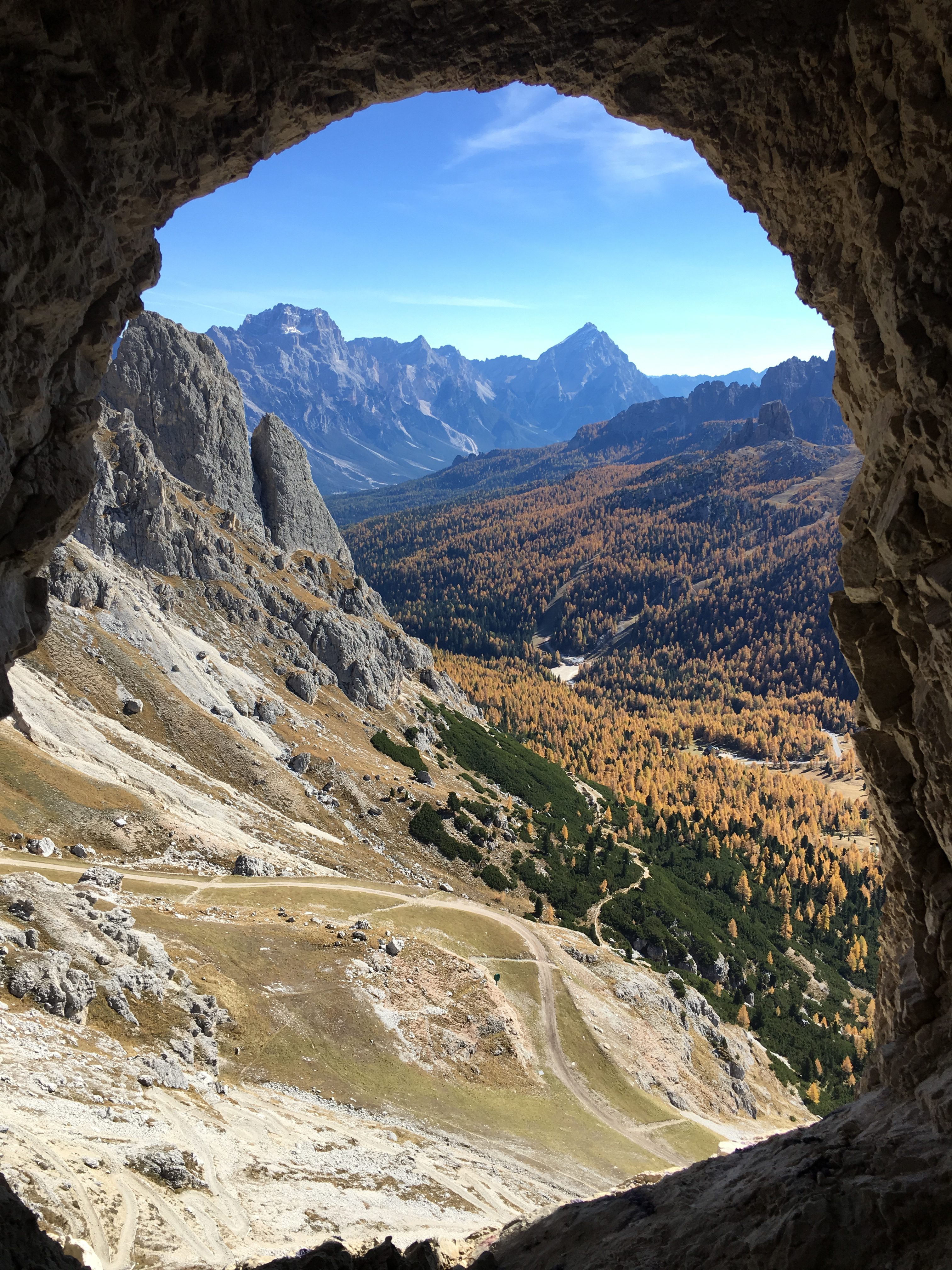 Cortina d'Ampezzo Dolomites Falzarego Pass Mount Lagazuoi