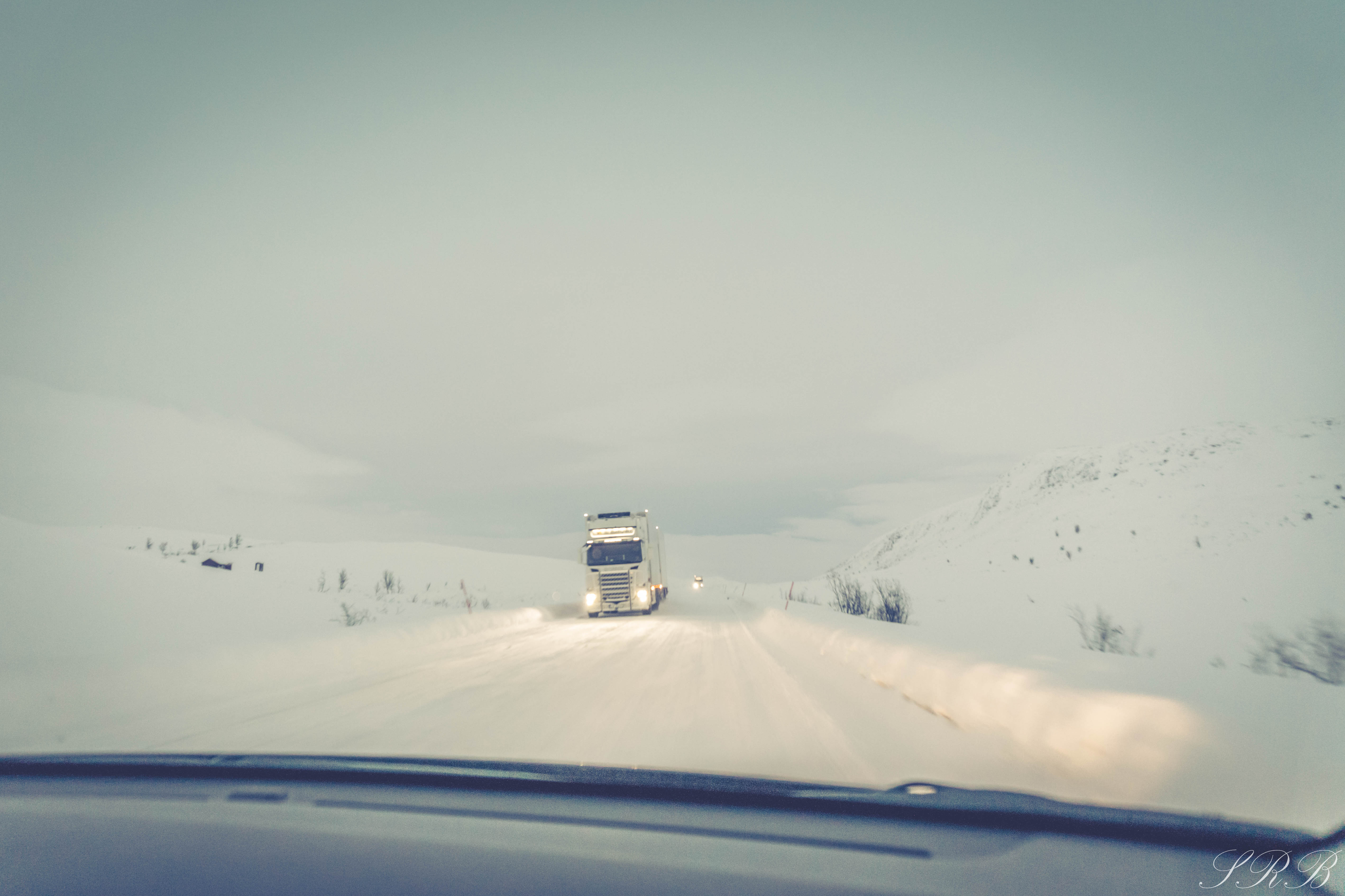 norway E6 roads snow