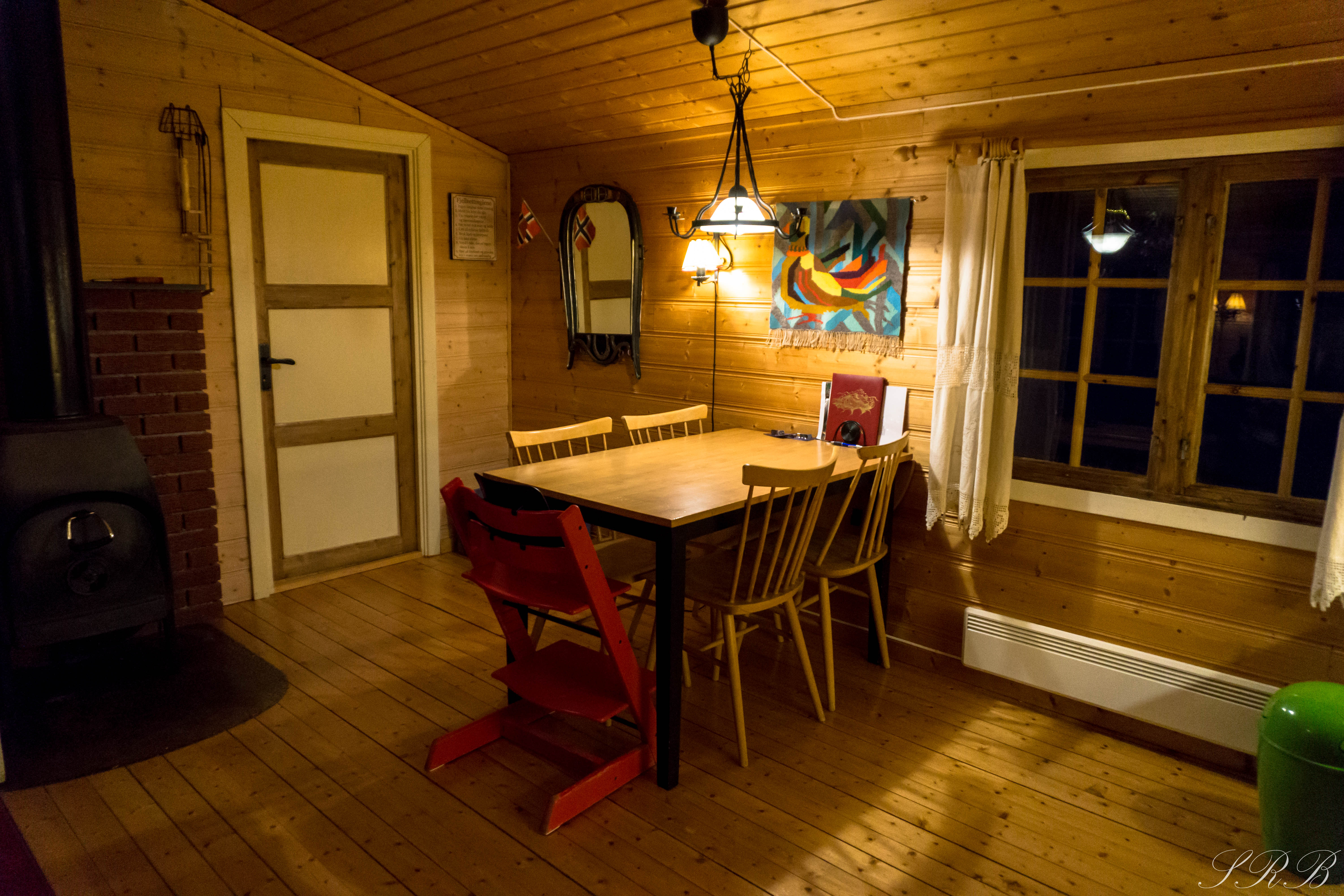 kitchen of airbnb in Kvalsund, Norway