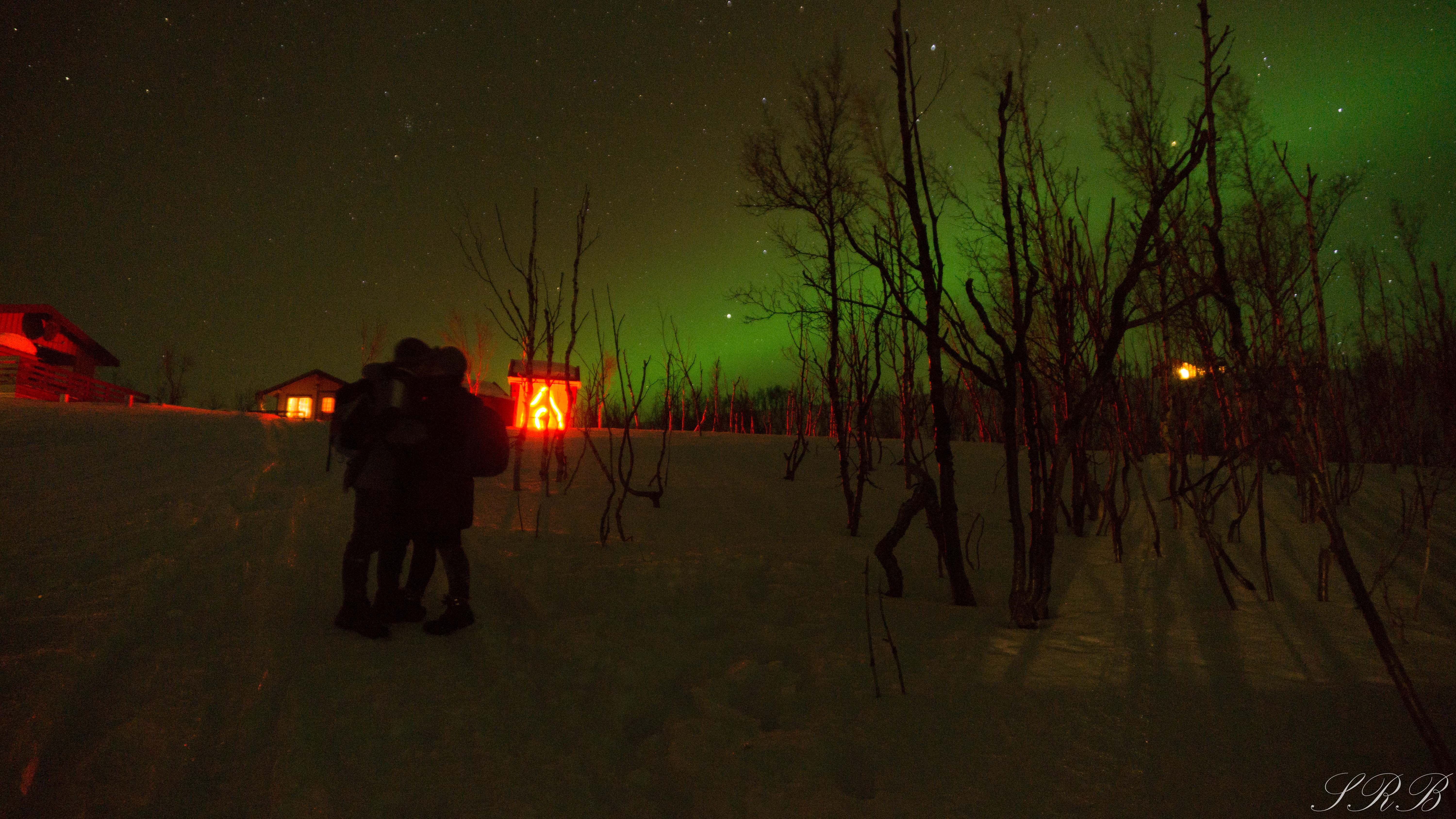 Love and northern lights
