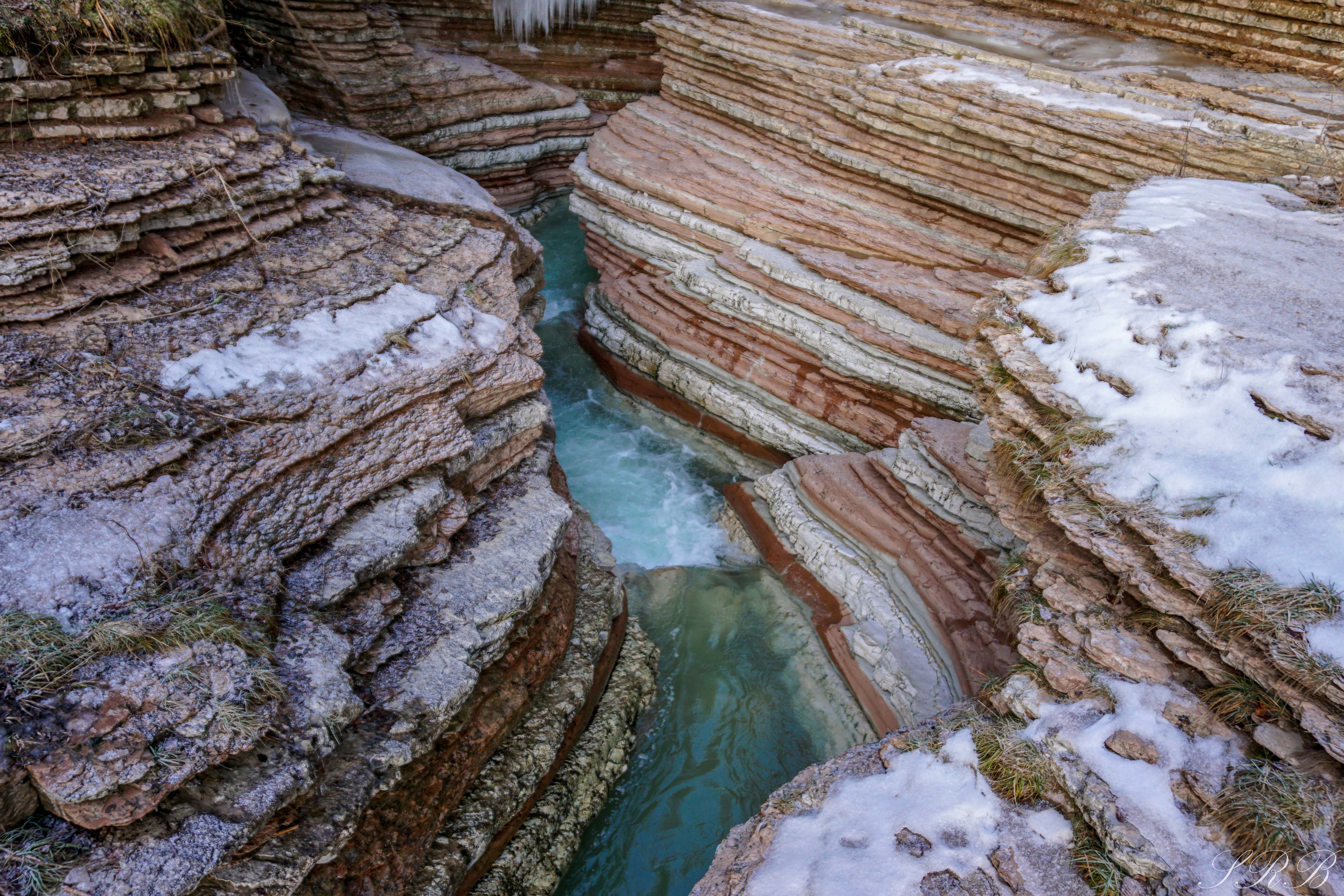 Brent de l'Art, Province of Belluno, Trichiana, Italy, Hiking, Ravines