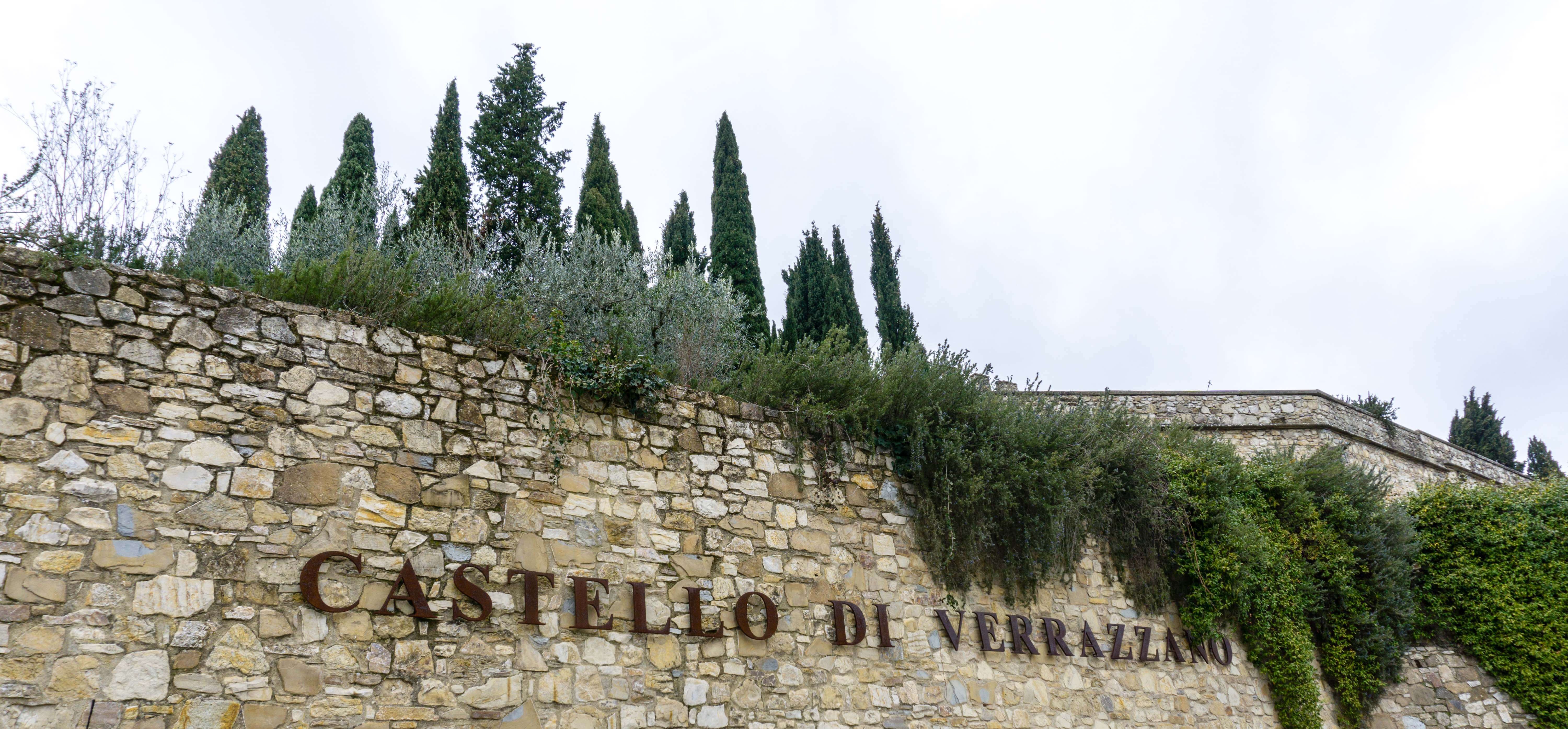 entrance of castello di verrazzano