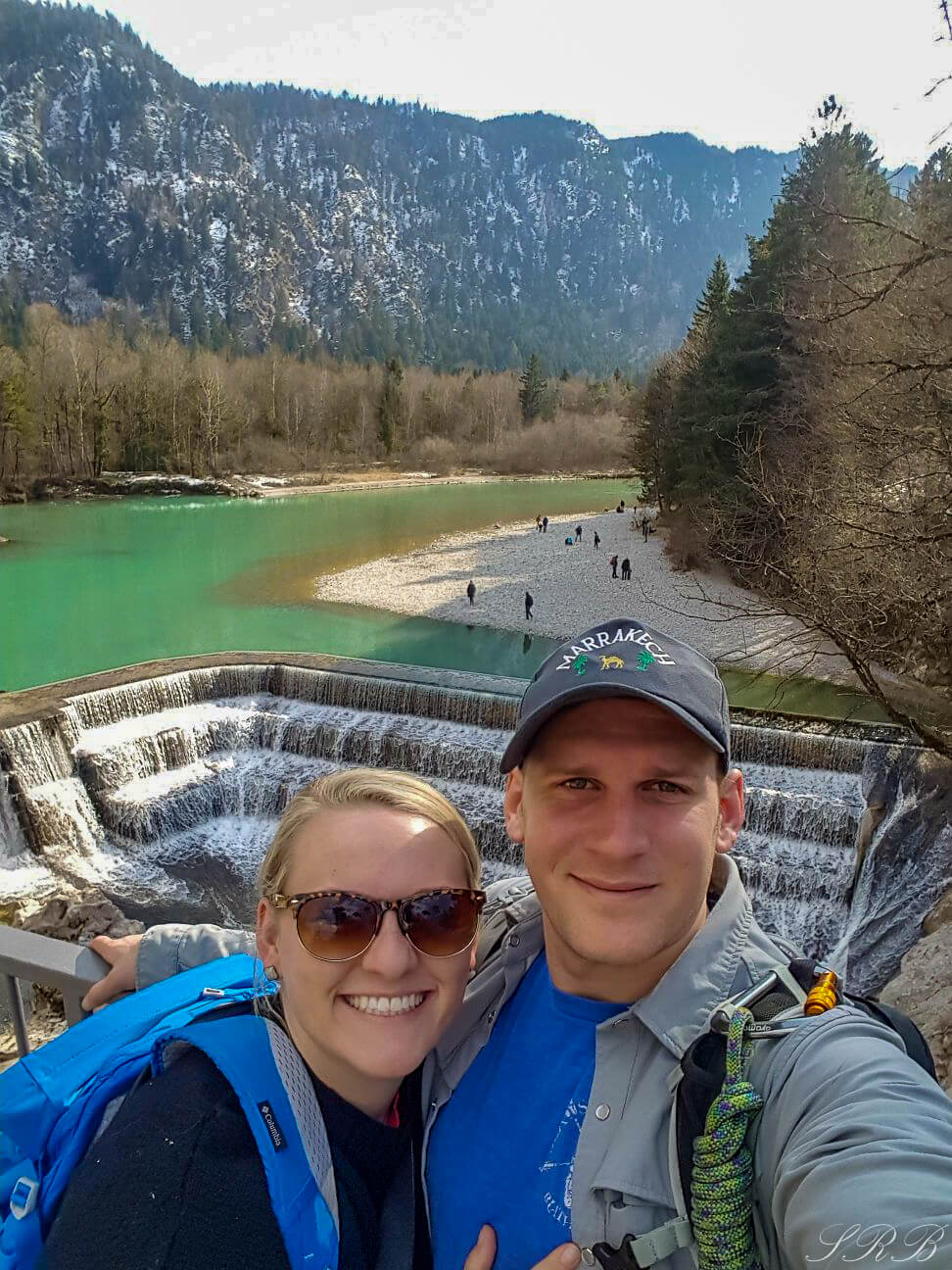 Lechfall over the Lech River