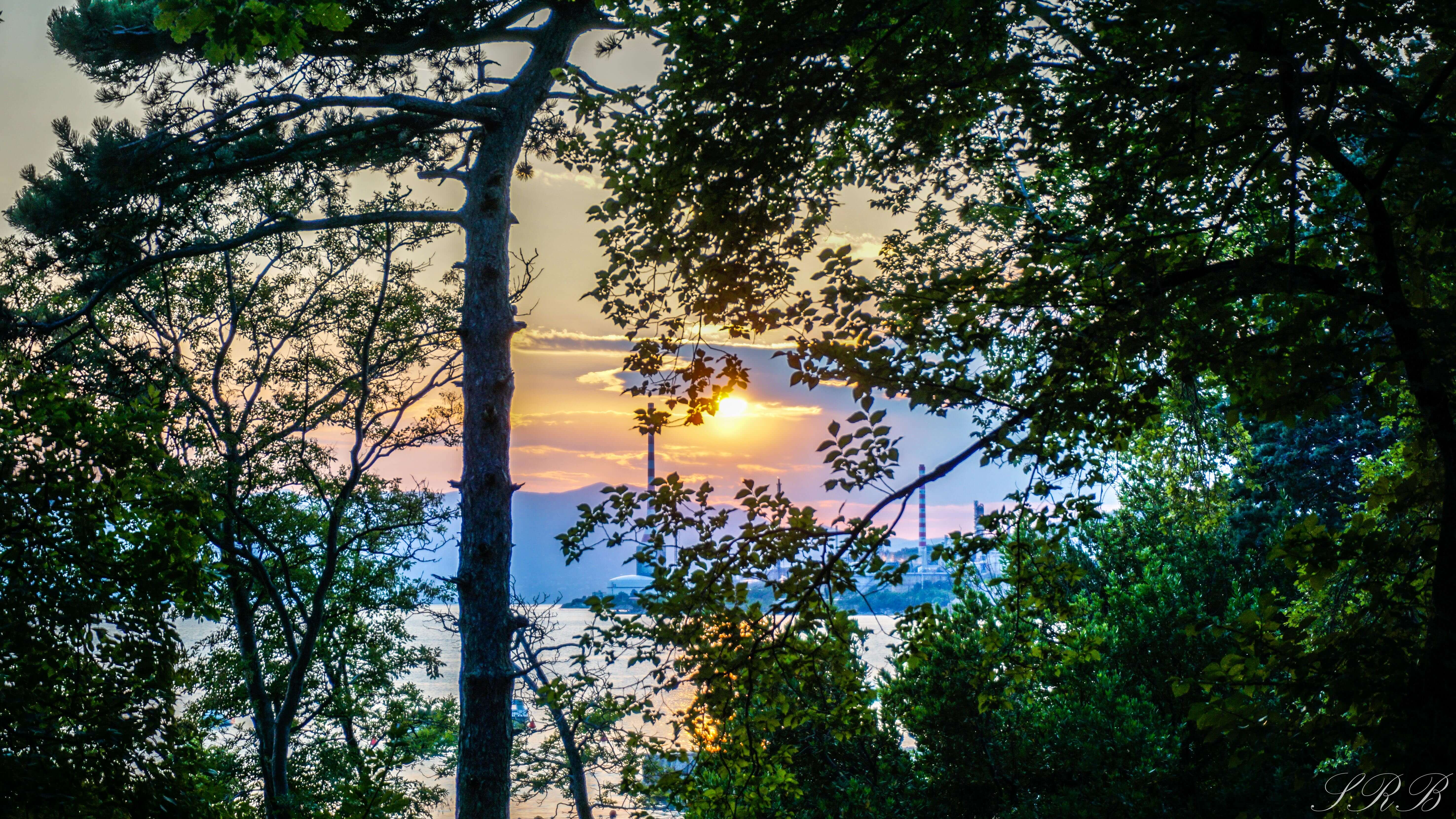 Balkans Road trip, Sunset at Camp Ostro in Croatia