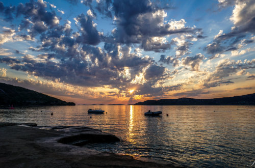 balkans road trip, Croatian sunset, Camp Barinica