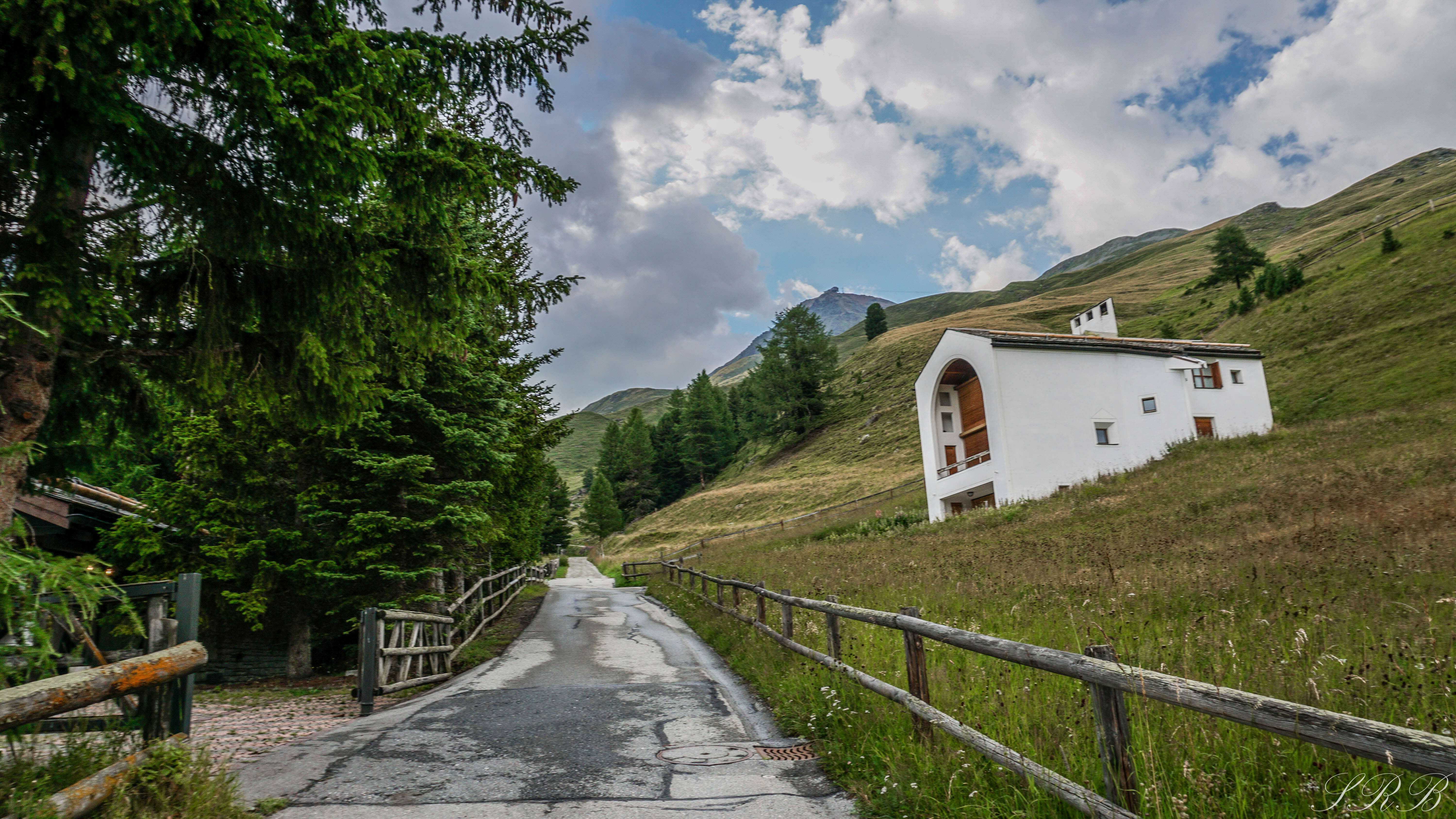 Hiking in Engadin St. Moritz Mountains of Switzerland