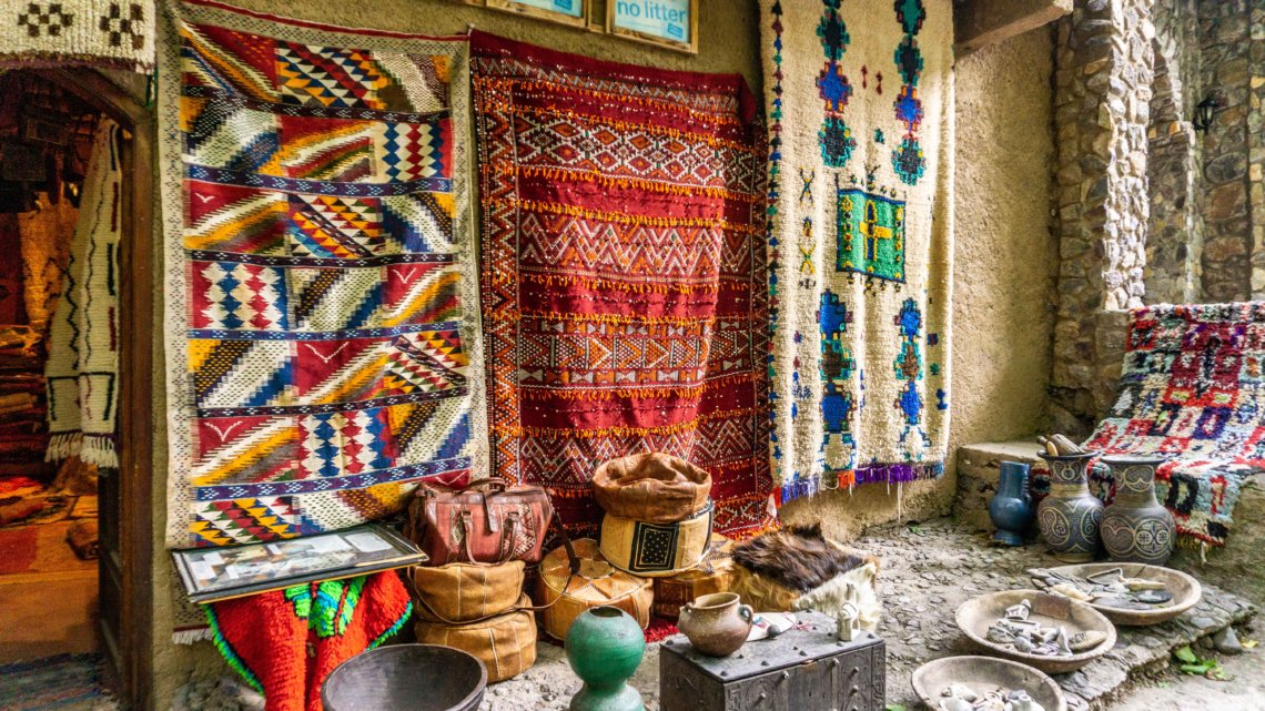 A Weekend in Marrakesh, Moroccan Rugs in Imlil Atlas Mountains