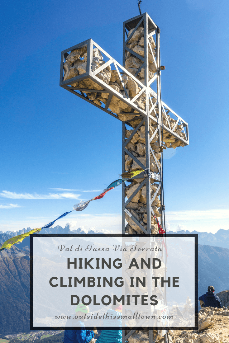 Hiking and climbing in Val di Fassa, Via Ferrata Roda di Vael #dolomites #viaferrata