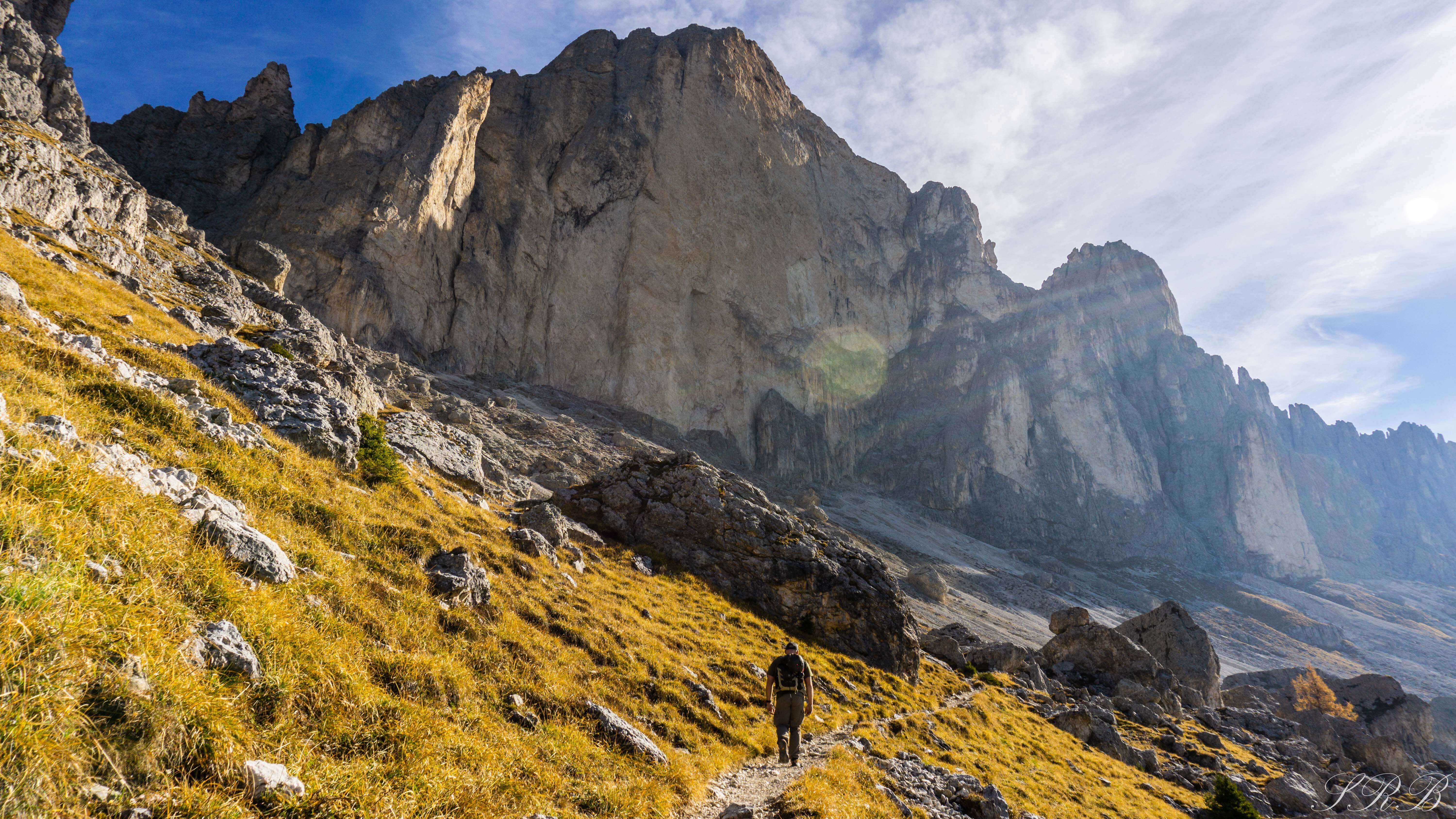 Hiking and Climbing in Val di Fassa, Via Ferrata Roda di Vael