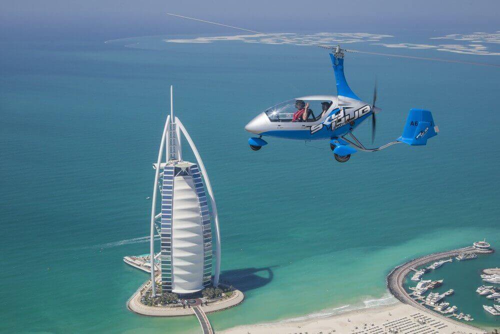 Gyrocopter flight Dubai