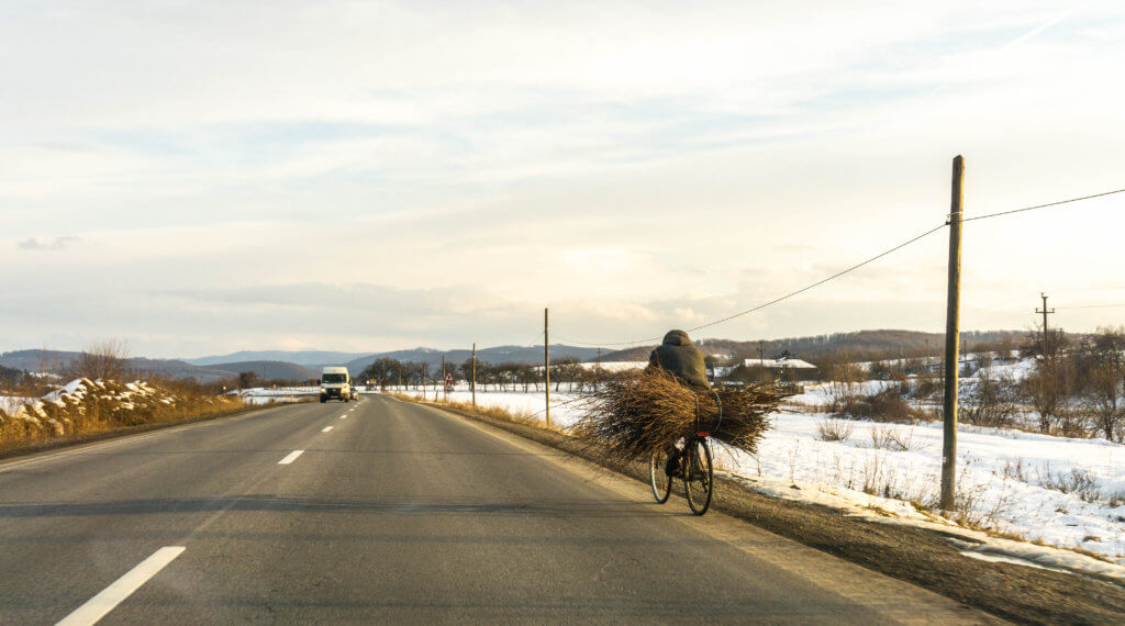 winter travel in Transylvania, Romania