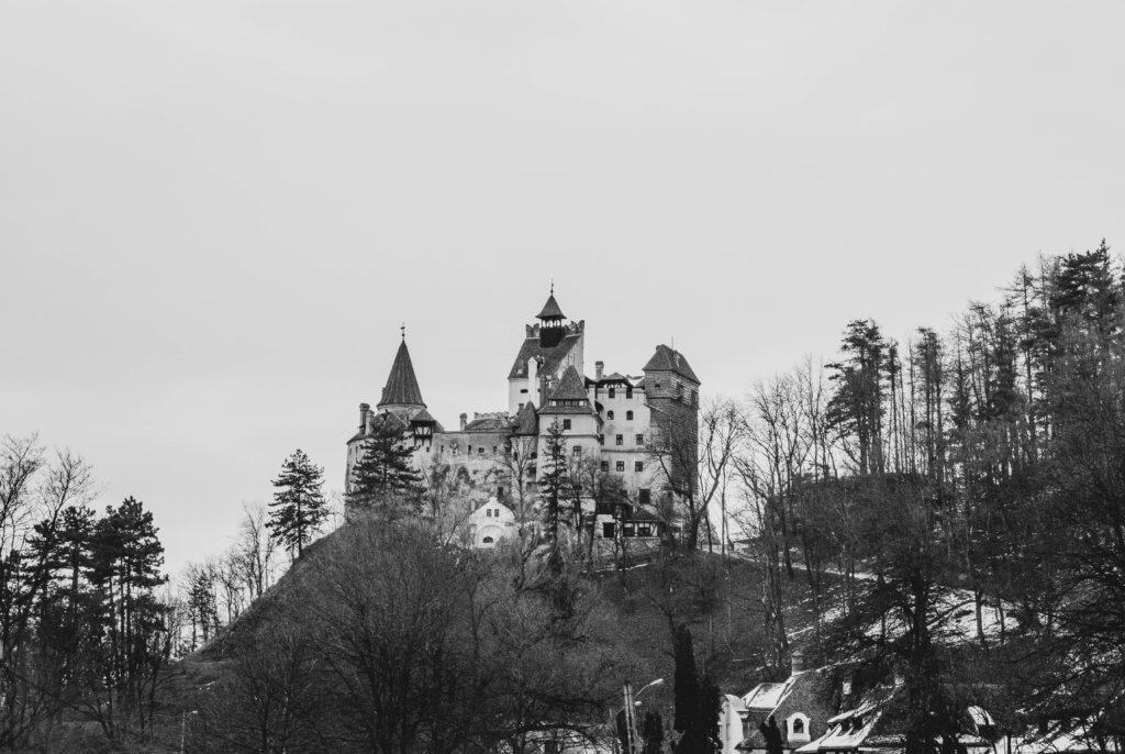 winter in Romania, Bran Castle