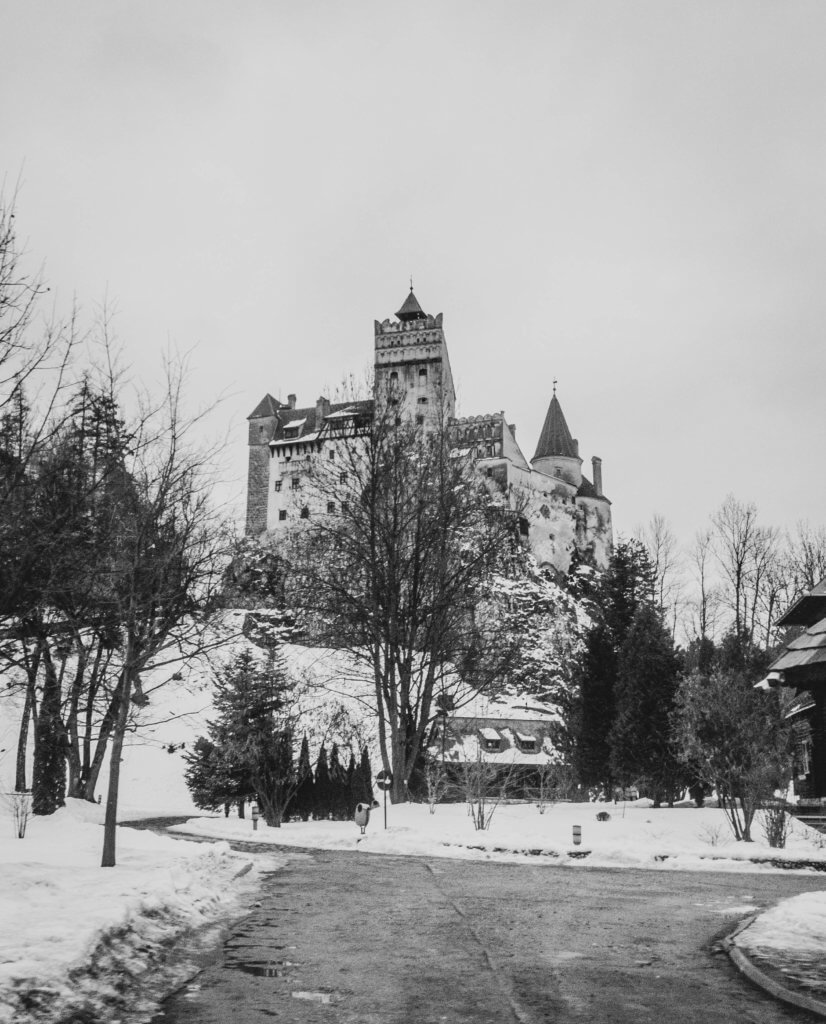 winter in Romania, Bran Castle