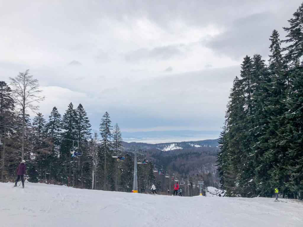 winter in Romania, Poiana Brasov skiing