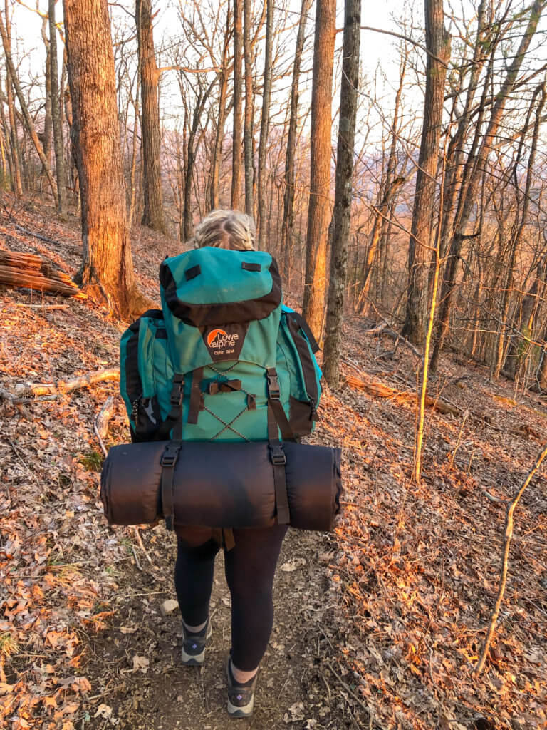backpacking Appalachian trail