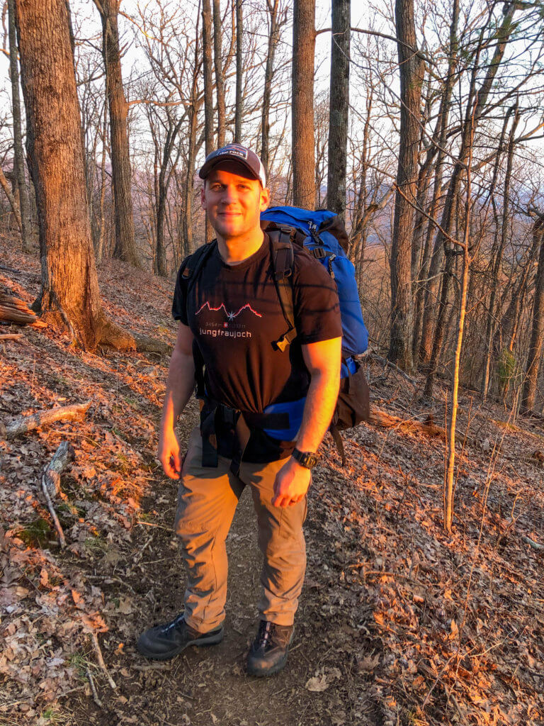 backpacking Appalachian trail