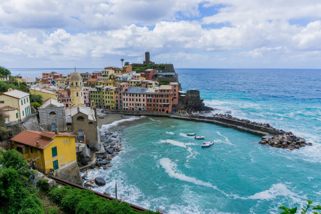 cinque terre in may, vernazza italy