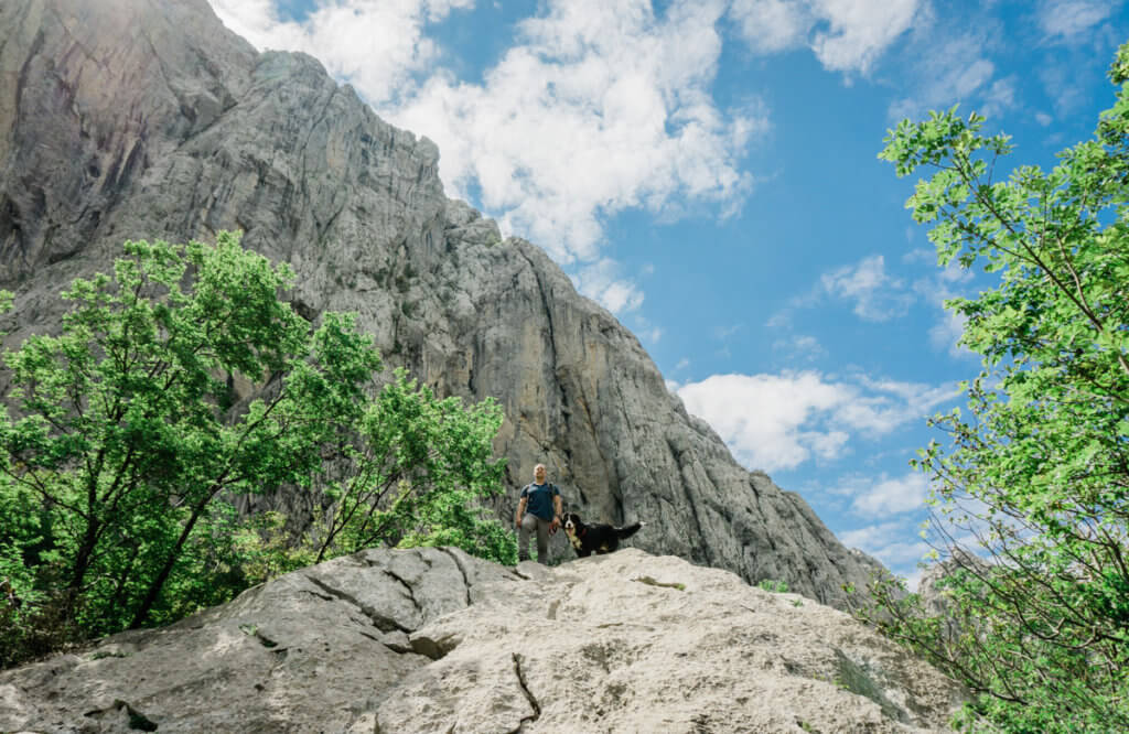 weekend in Croatia, hiking at National Park Paklenica in Starigrad, Croatia