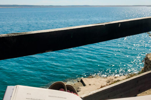 weekend in Croatia, views of the Adriatic Sea from Camp Stine in Starigrad, Croatia
