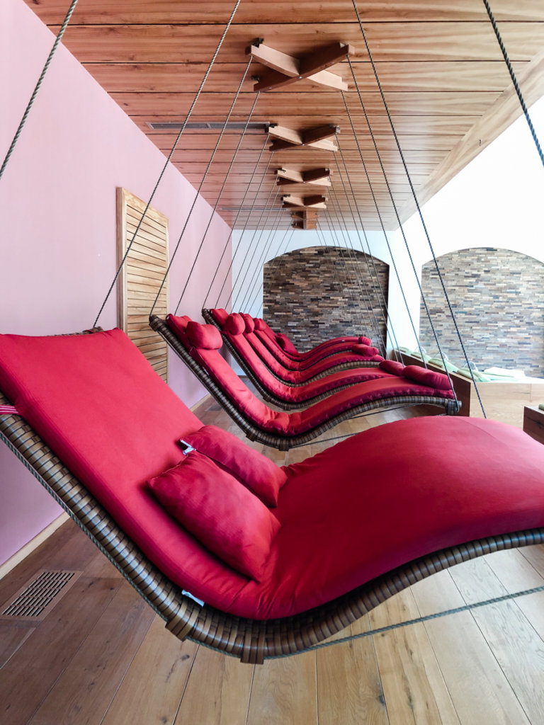 Panoramic nature relaxing room at Hotel Natur & Spa Resort Der Alpbacherhof in Alpbach, Austria