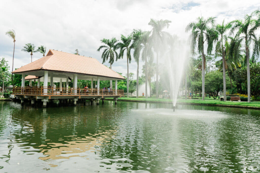 Nong Buak Hard Public Park in Chiang Mai Thailand
