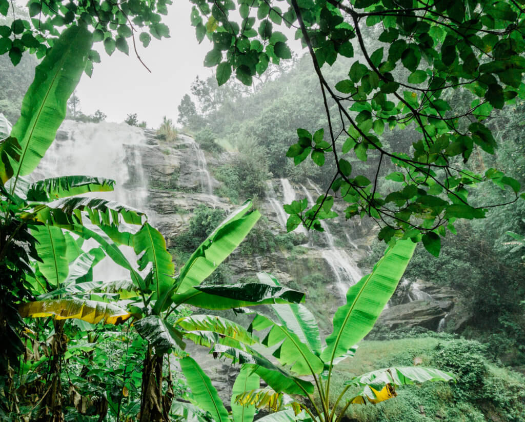 Wachirathan Waterfall in Chiang Mai Thailand