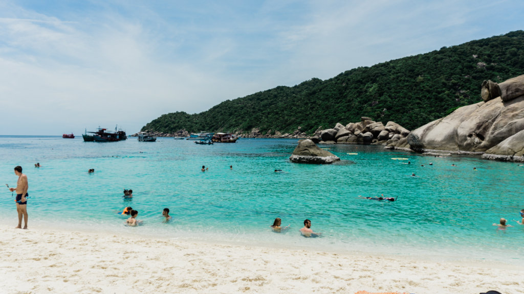 Koh Nang Yuan island in Thailand