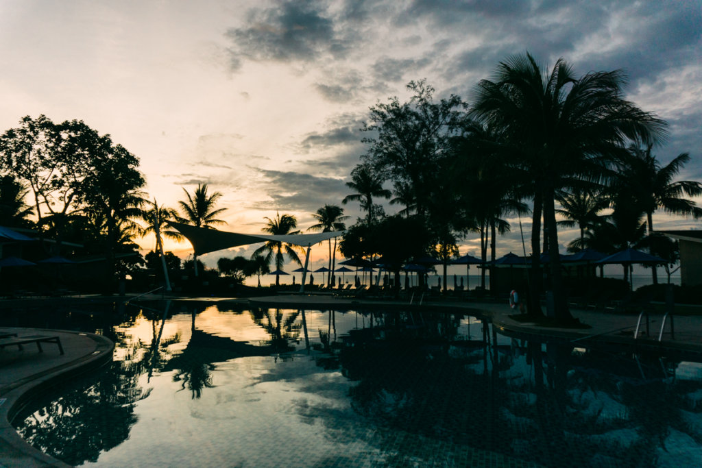 Sunrise at OZO Chaweng Samui at Koh Samui Thailand