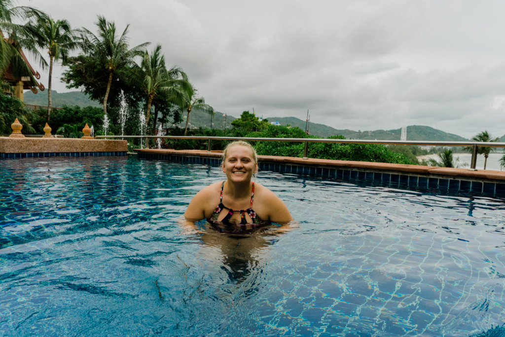 Swimming pools at Novotel Phuket Resort in Thailand