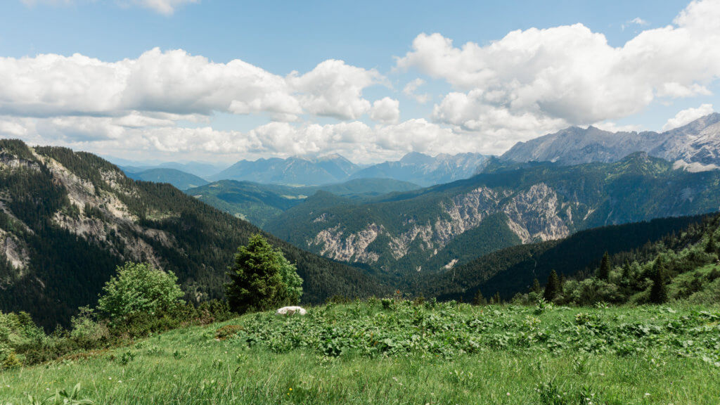 panoramic view from Alpspitze