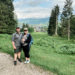 family hike, baby trip to garmisch germany