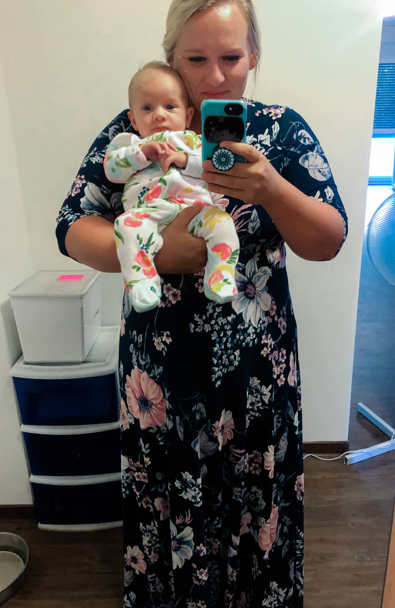 morning of our first international flight with an infant