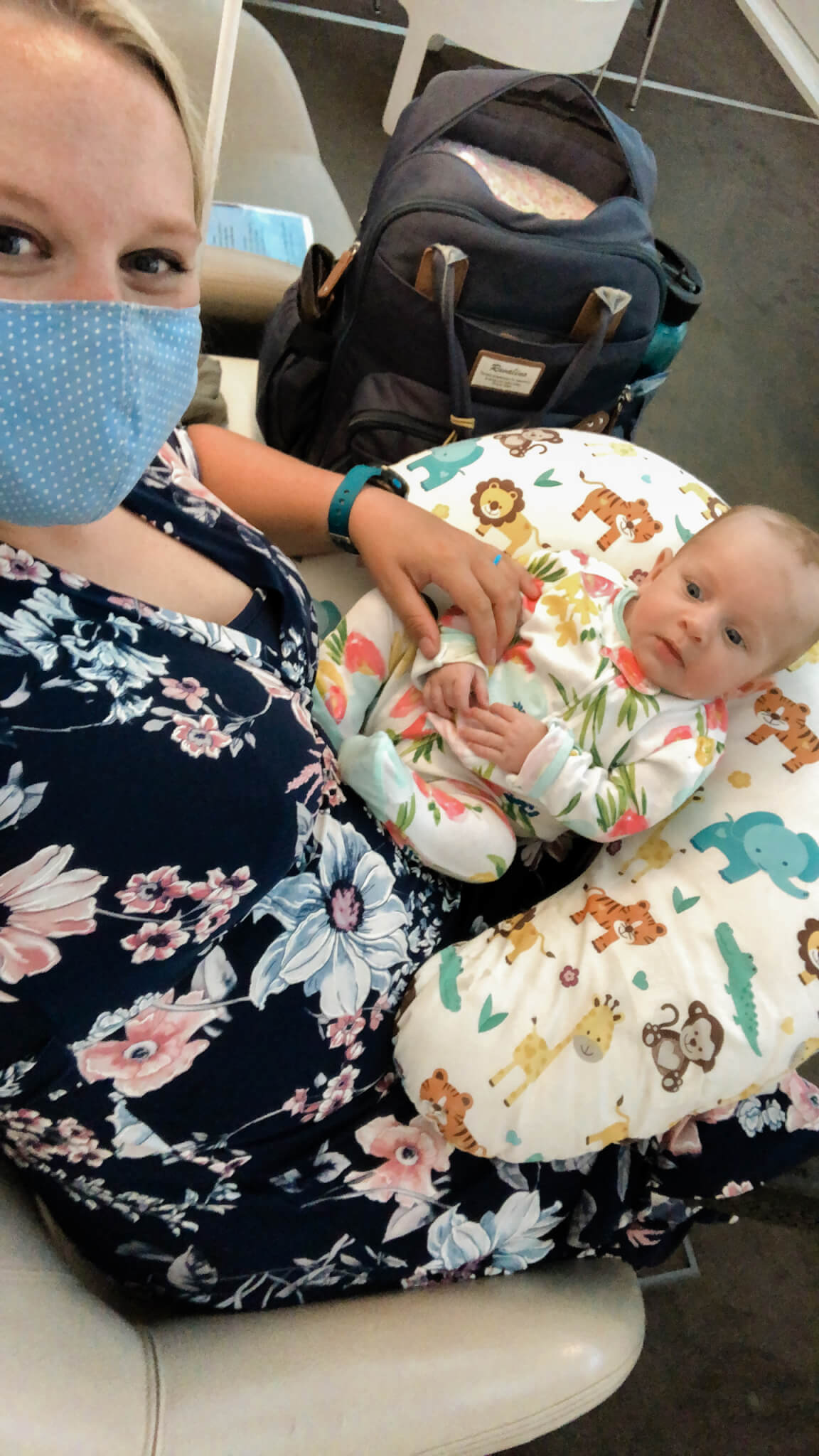 hanging out in the lounge with an infant in munich