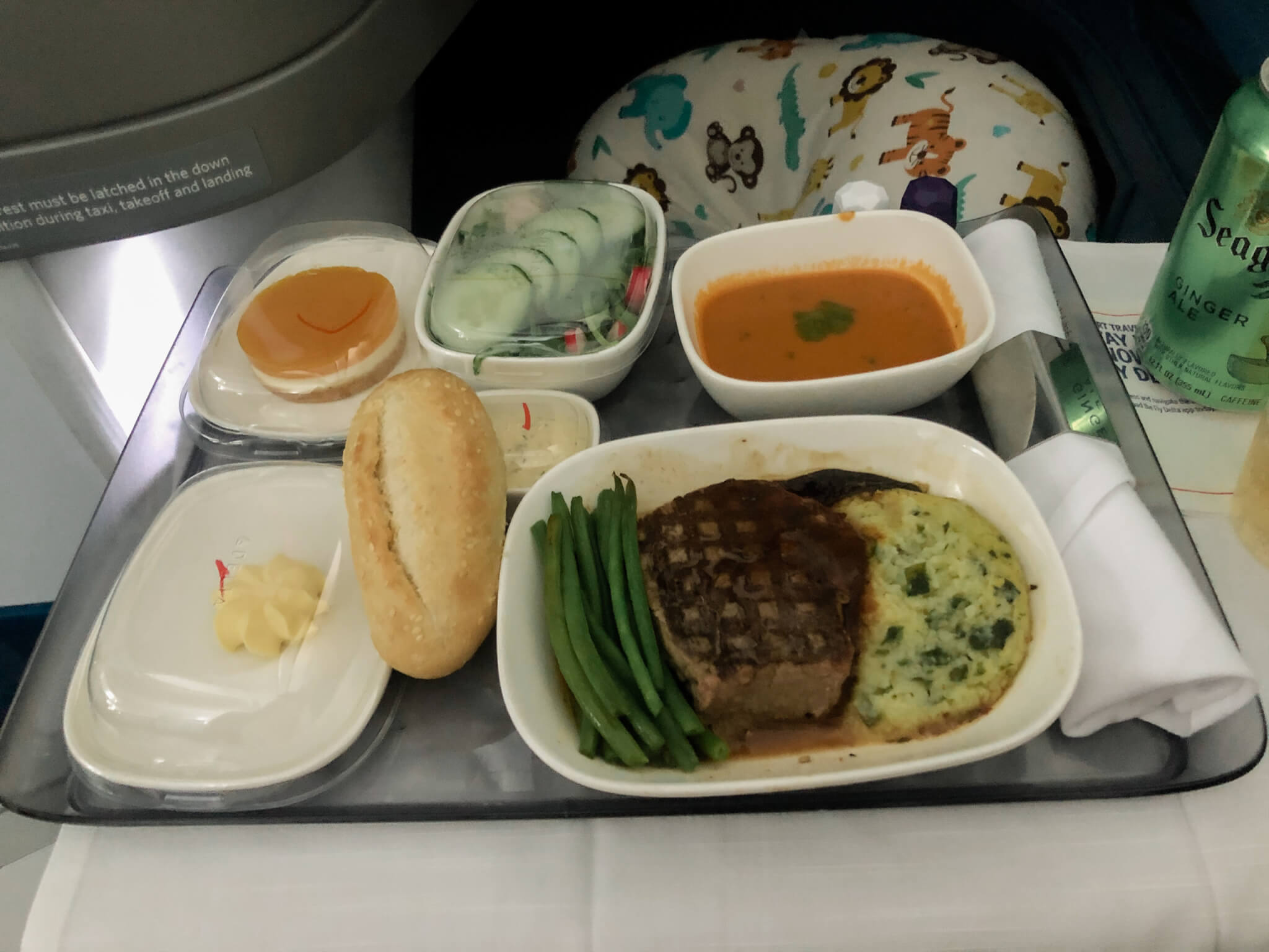 first class meal