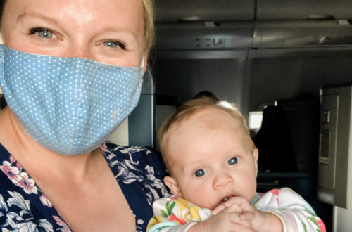 first class international flight with an infant