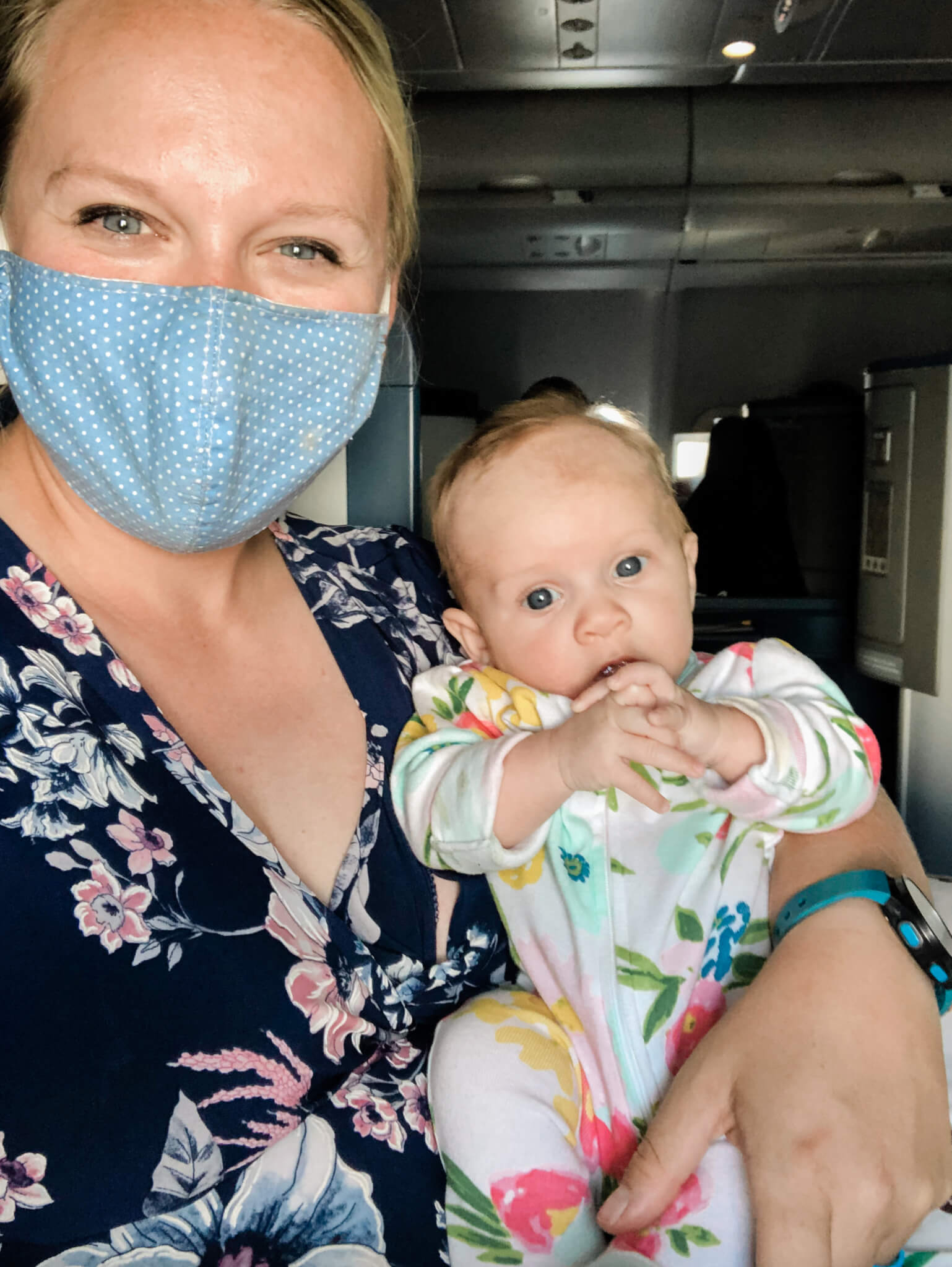 first class international flight with an infant