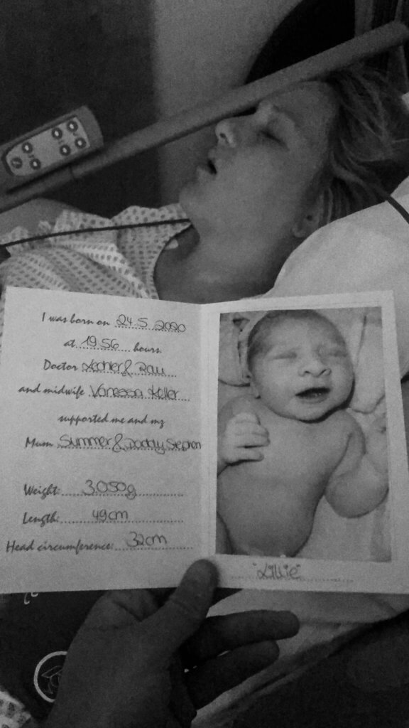 after c-section, our birth story