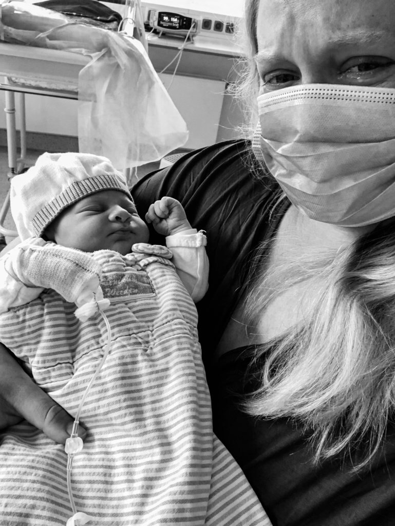 meeting my daughter for the first time