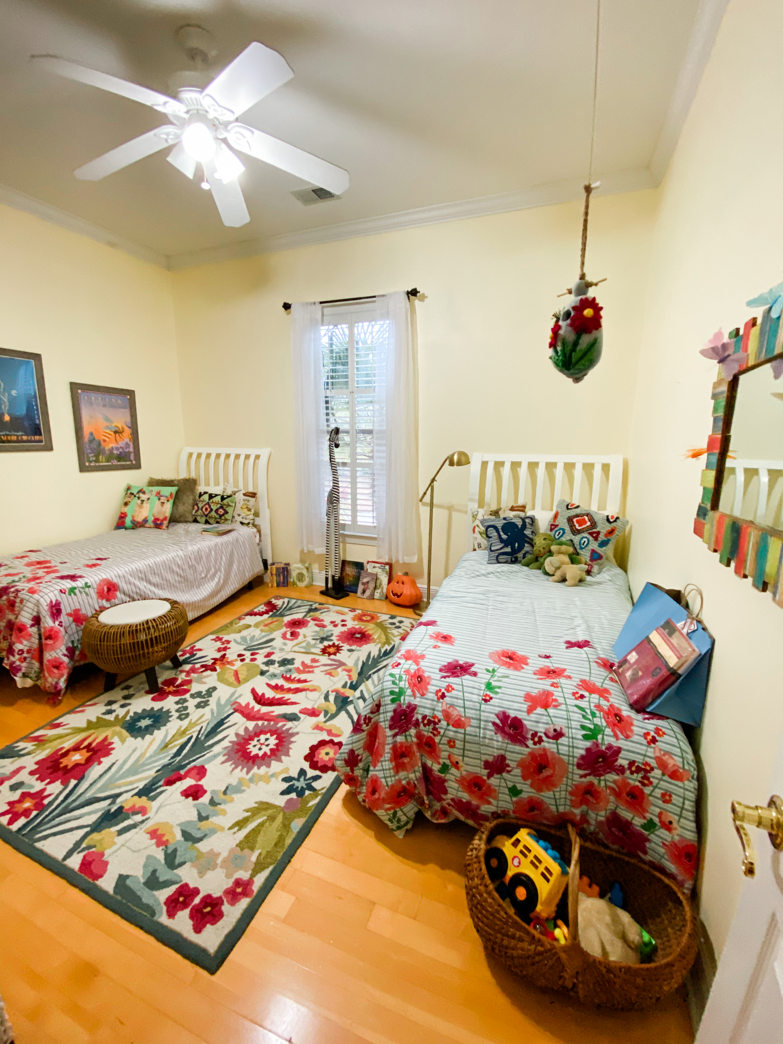 baby nursery room, girl themed