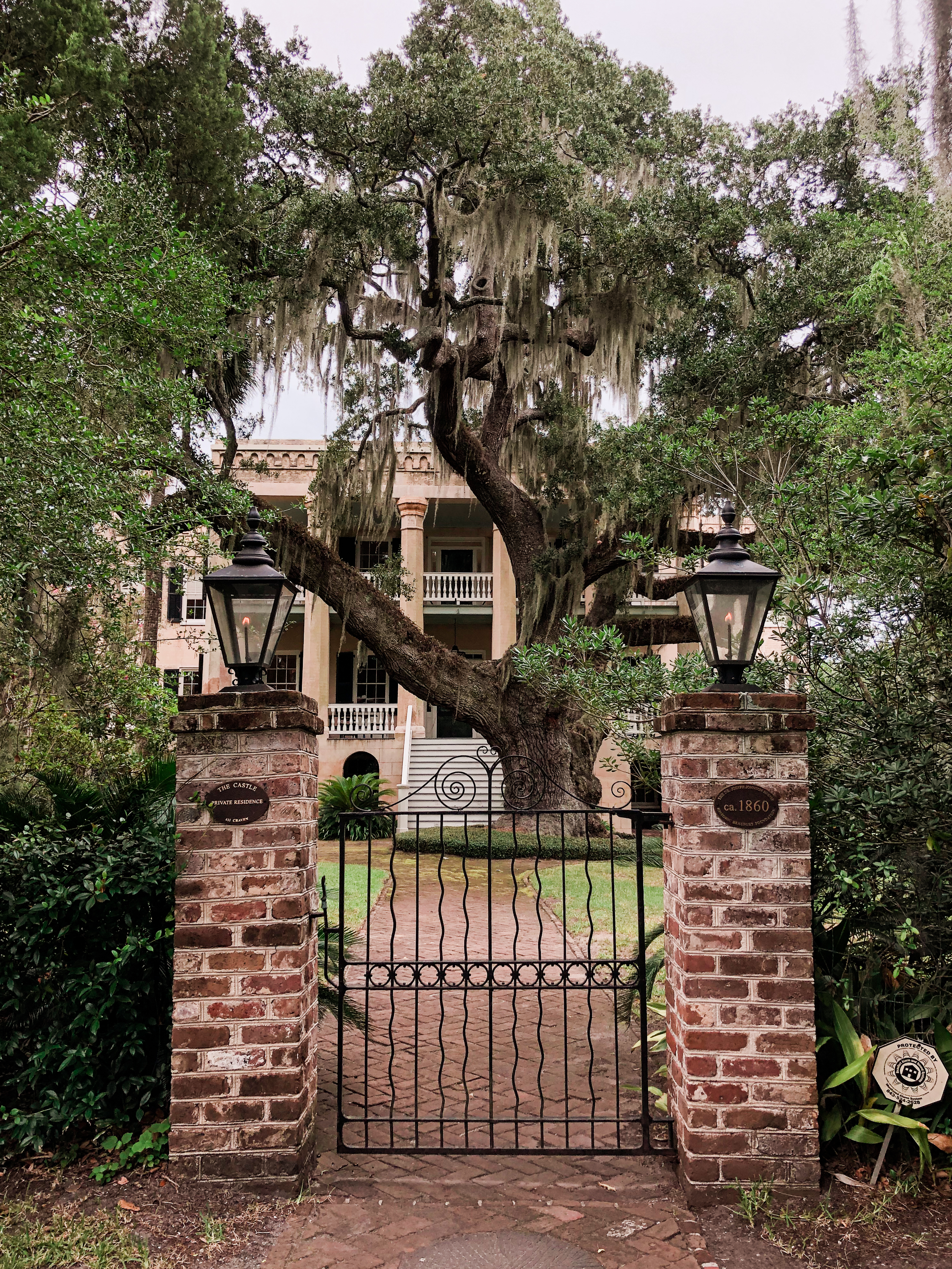 the castle, historic district, beaufort south carolina