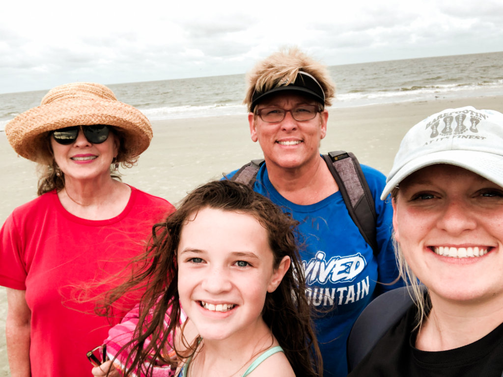 girls trip to hunting island state park
