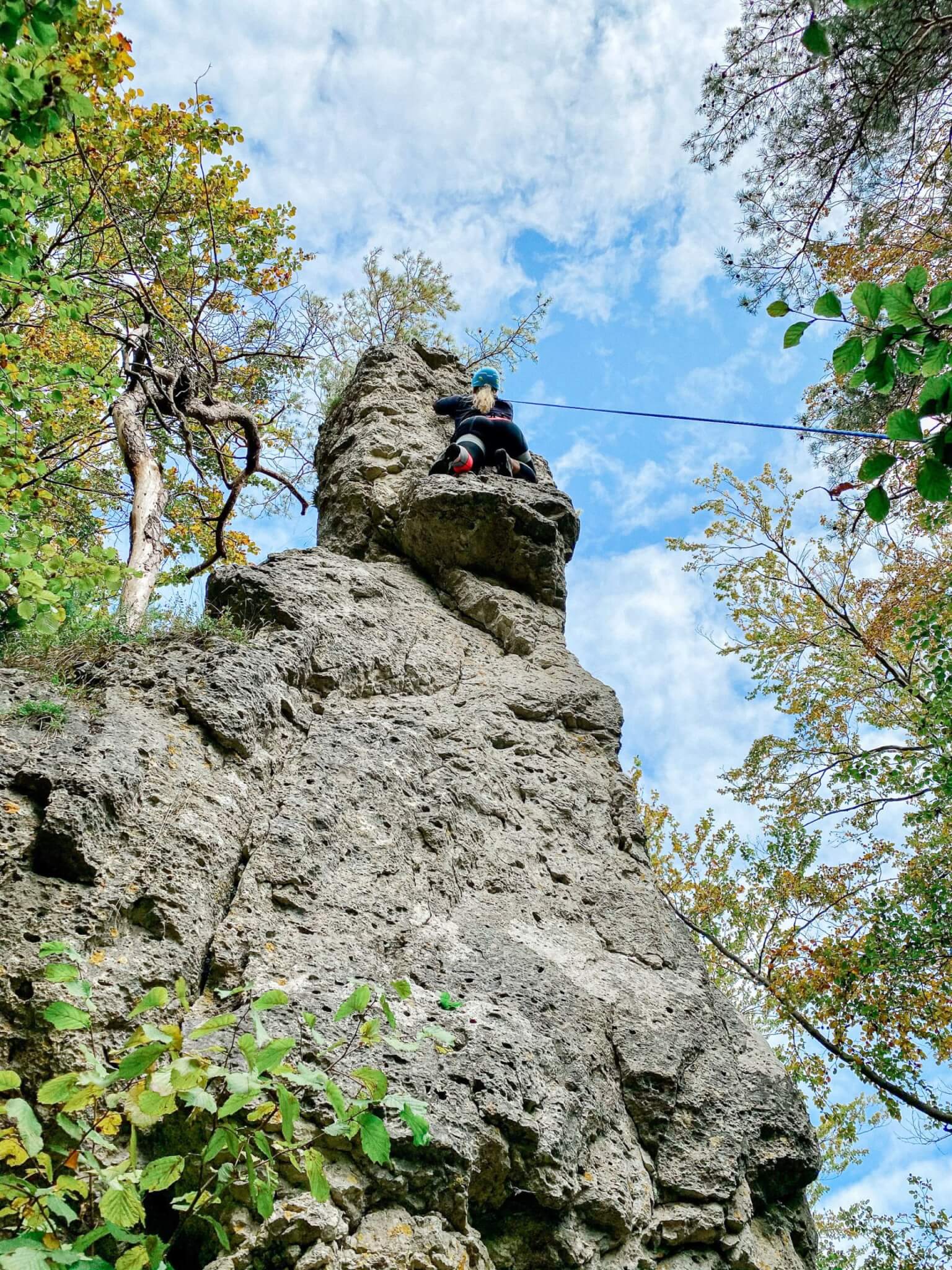 turkenfelsen, rock climbing, day trips from grafenwoehr