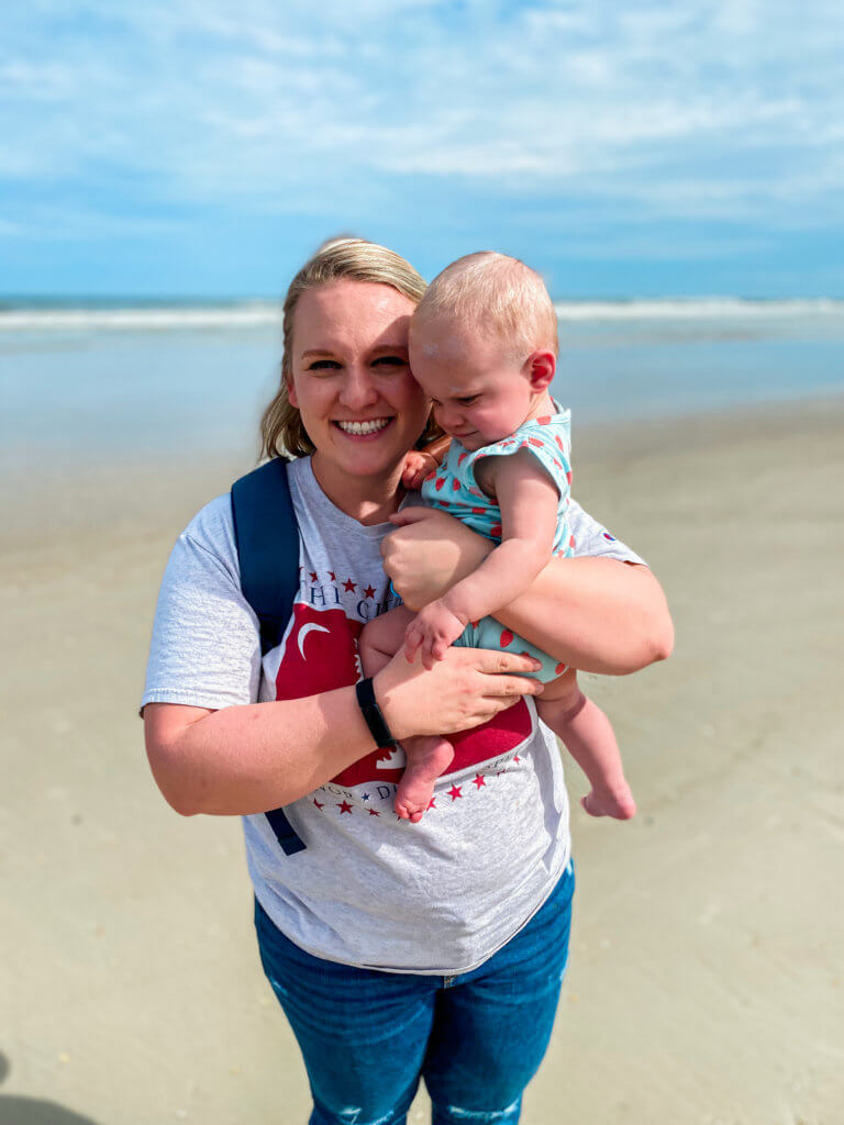 mom and baby in florida