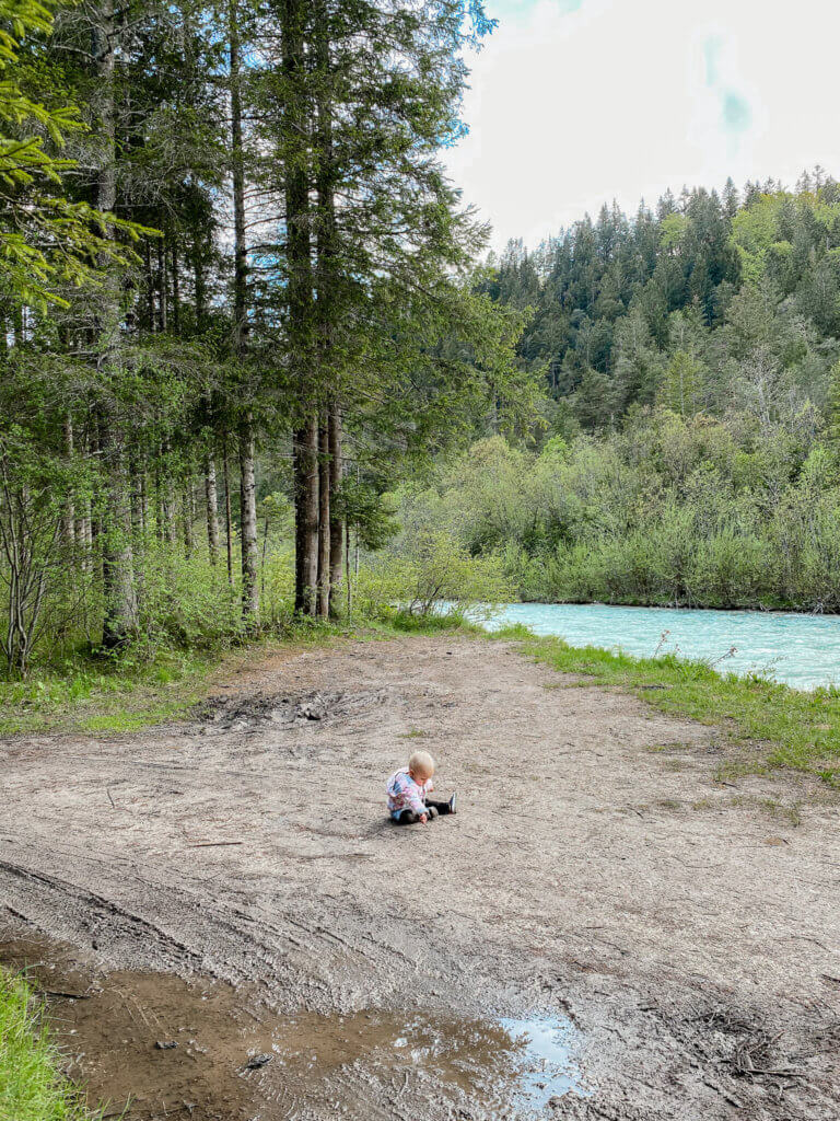 camping with toddlers, puddle parenting