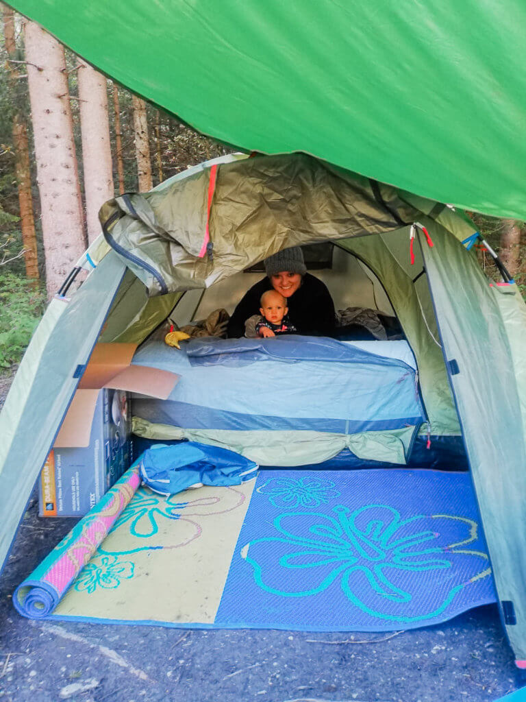 morning views from our tent